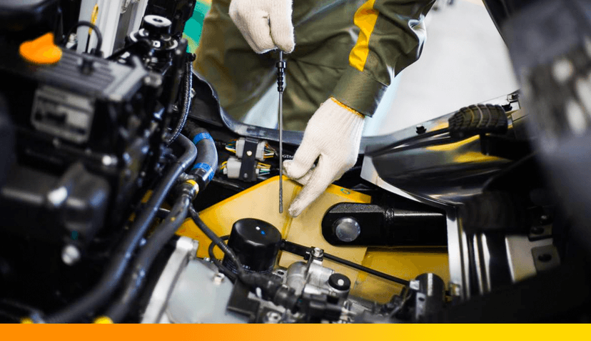 Imagem de empilhadeira